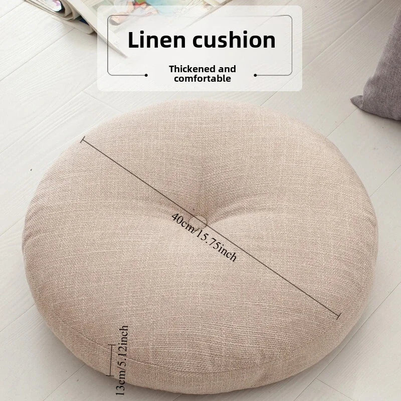 Soft Linen Seat Cushion - Cotton Filling - Home Haven