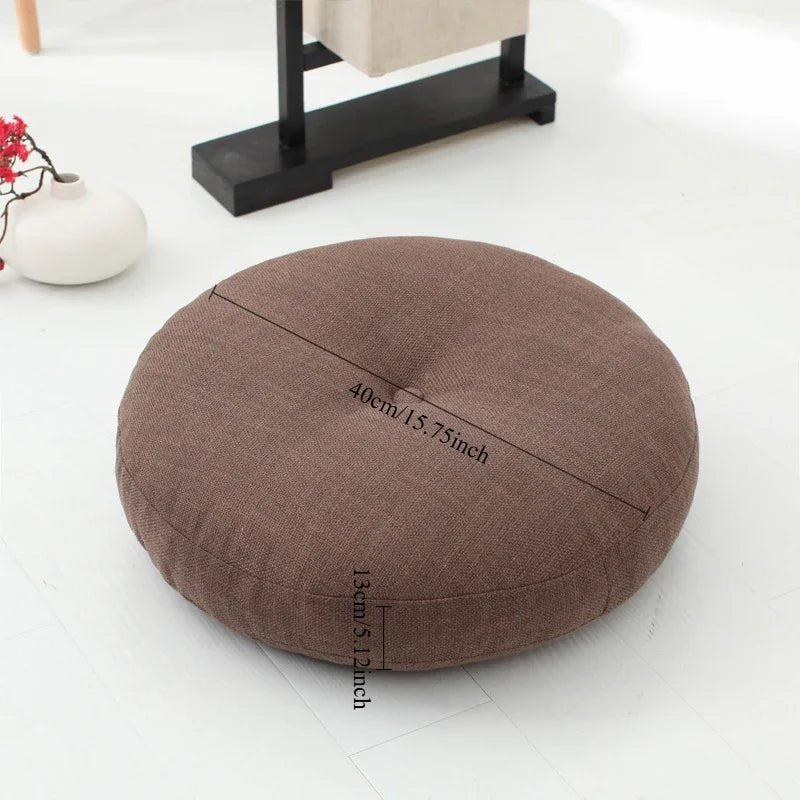 Soft Linen Seat Cushion - Cotton Filling - Home Haven