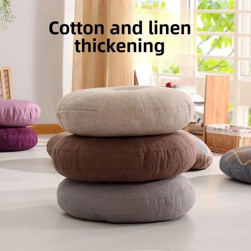 Soft Linen Seat Cushion - Cotton Filling - Home Haven