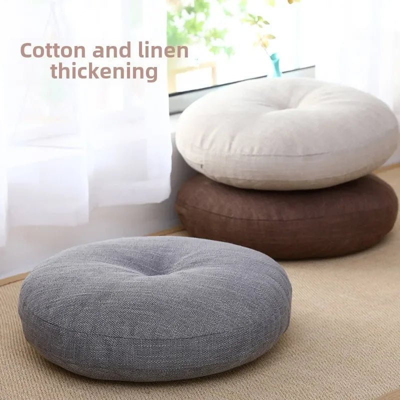 Soft Linen Seat Cushion - Cotton Filling - Home Haven